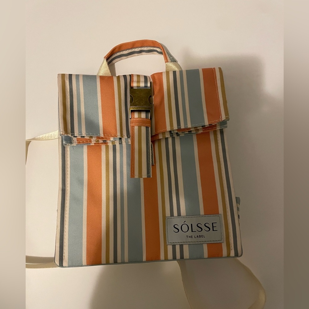 Striped Lunch Bag - Multicolor